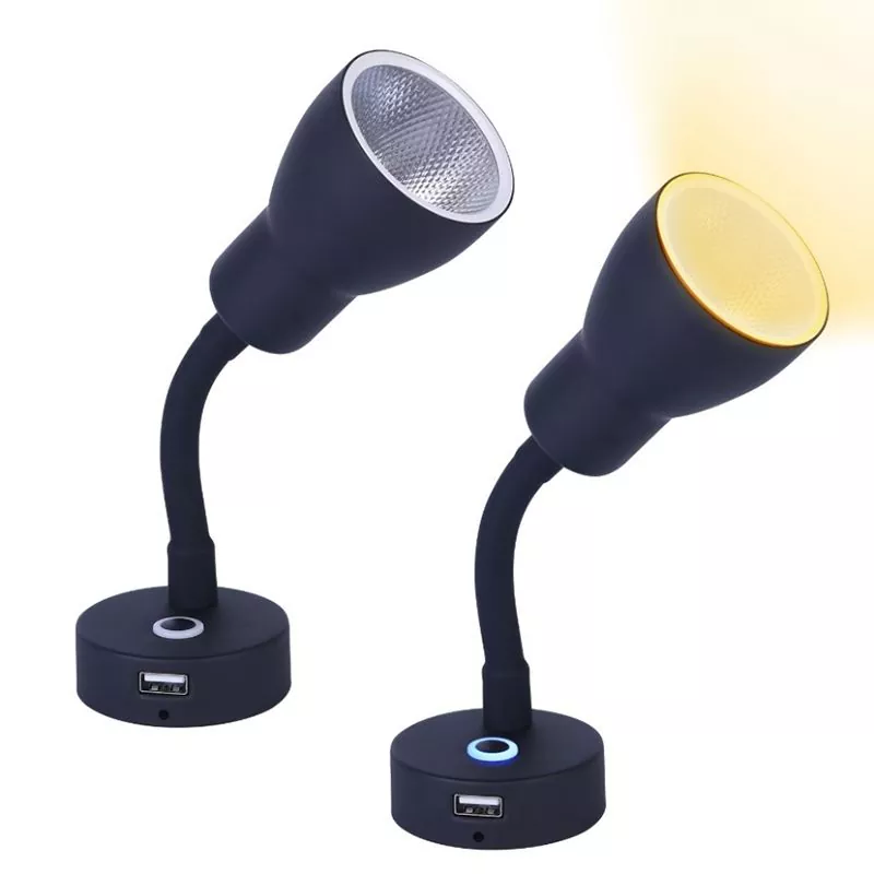 RV Car Carhome LED USB осветителни тела
